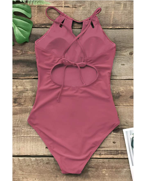 Cupshe High-Neck Ruched One-Piece Swimsuit Is Ultra-Flattering | UsWeekly