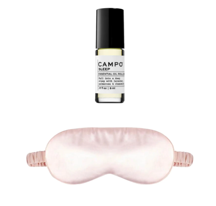 Campo Essential Oil Roll-On & Silk Eye Mask Kit