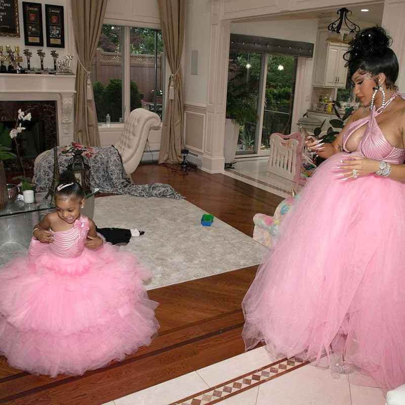 Twinning Cardi B Gives Daughter Kulture Full Princess Treatment for 3rd Birthday Party