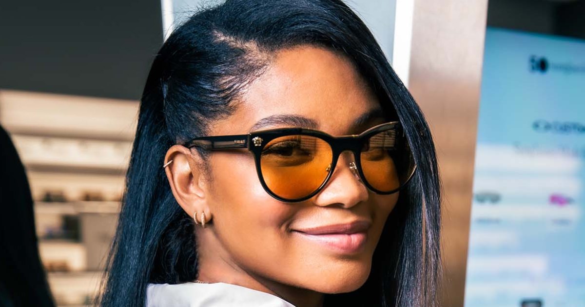 Chanel Iman's Genius Tip for Pulling Off Geometric Sunglasses
