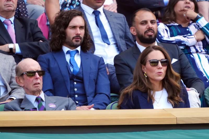 Duchess Kate Middleton Watches Day 1 Wimbledon Tennis Tournament 10