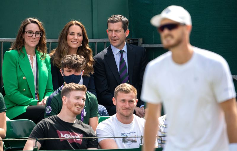 Duchess Kate Middleton Watches Day 1 Wimbledon Tennis Tournament 3