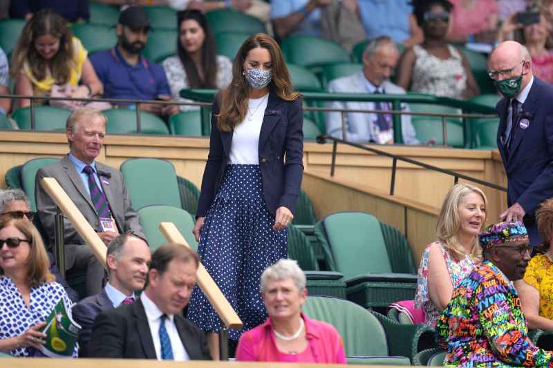 Duchess Kate Middleton Watches Day 1 Wimbledon Tennis Tournament 5