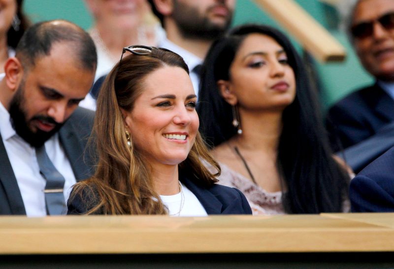 Duchess Kate Middleton Watches Day 1 Wimbledon Tennis Tournament 6