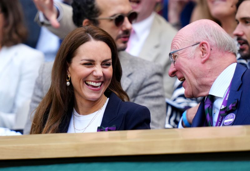 Duchess Kate Middleton Watches Day 1 Wimbledon Tennis Tournament 8