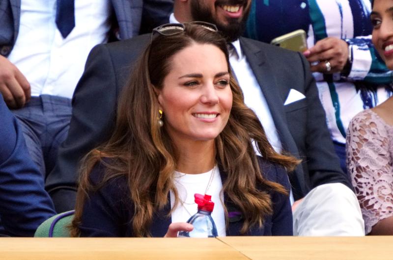 Duchess Kate Middleton Watches Day 1 Wimbledon Tennis Tournament 9