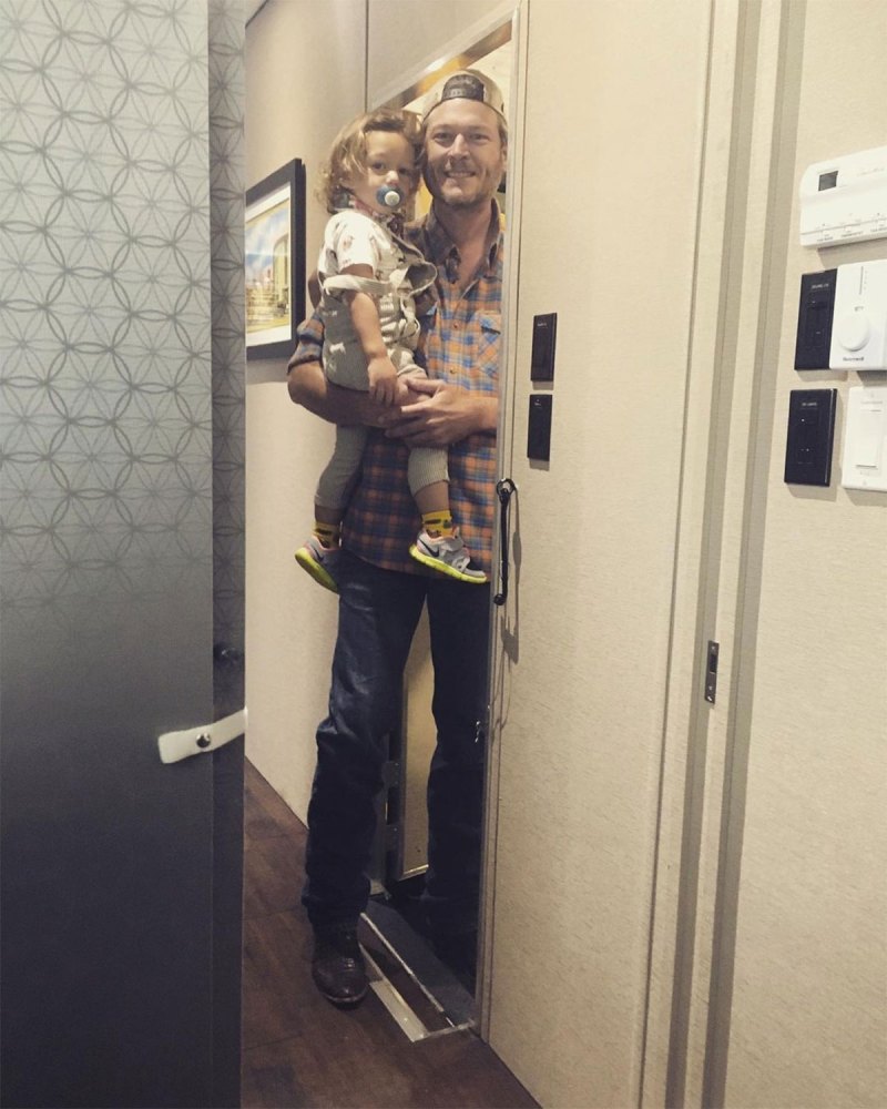 Fathers Day Fun Blake Shelton Sweetest Photos With Gwen Stefani 3 Sons Over the Years