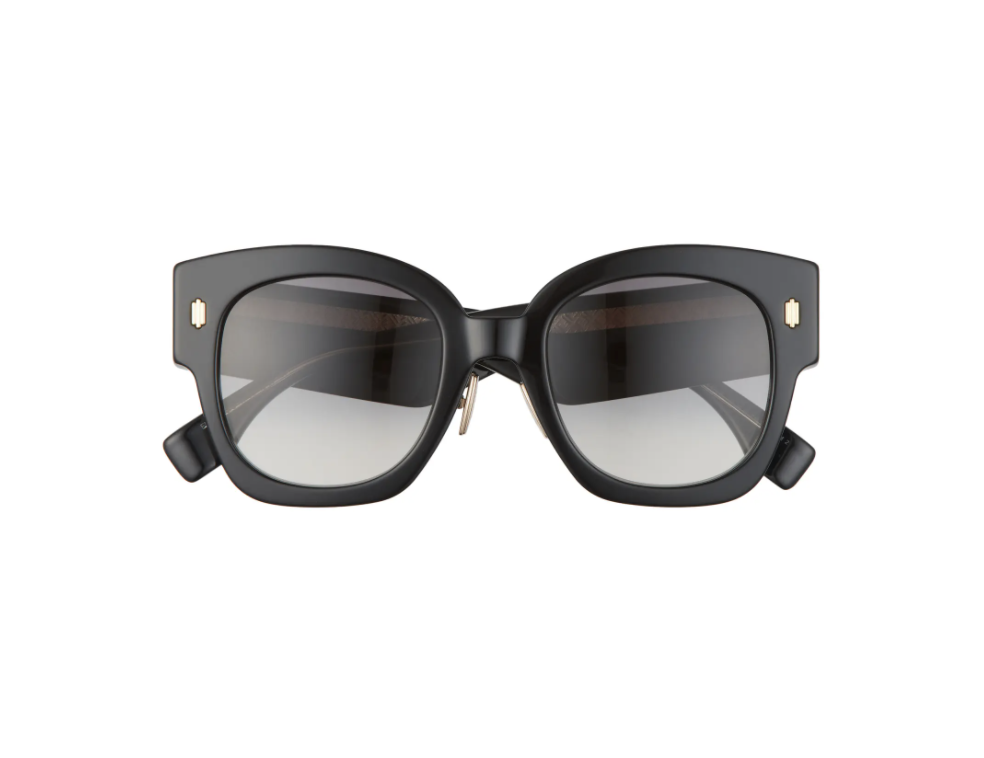 Fendi 52mm Gradient Square Sunglasses