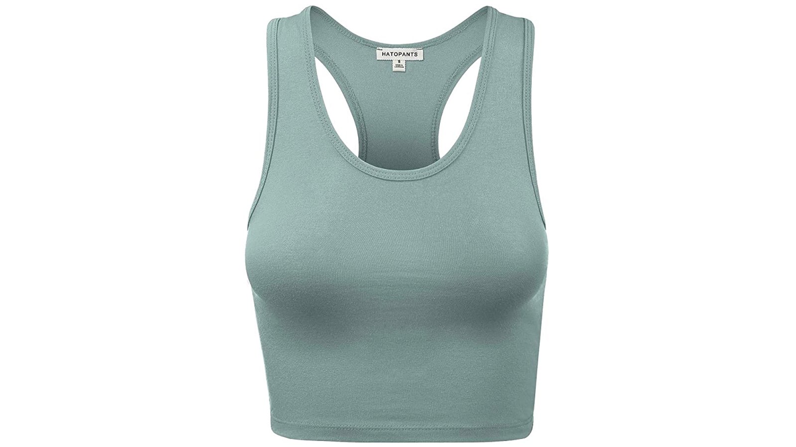 Hatopants Crop Top Works as a Sports Bra and Basic Shirt
