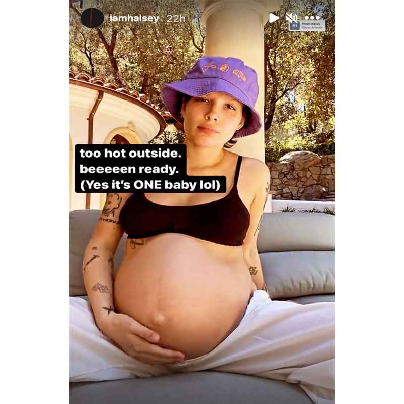 Halsey Shows Their Bare Bump: 'Yes, It's 1 Baby'