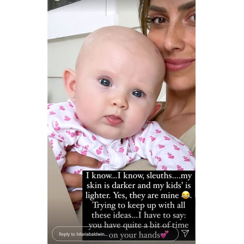 Hilaria Baldwin Claps Back Haters Questioning Her Kids Maternity