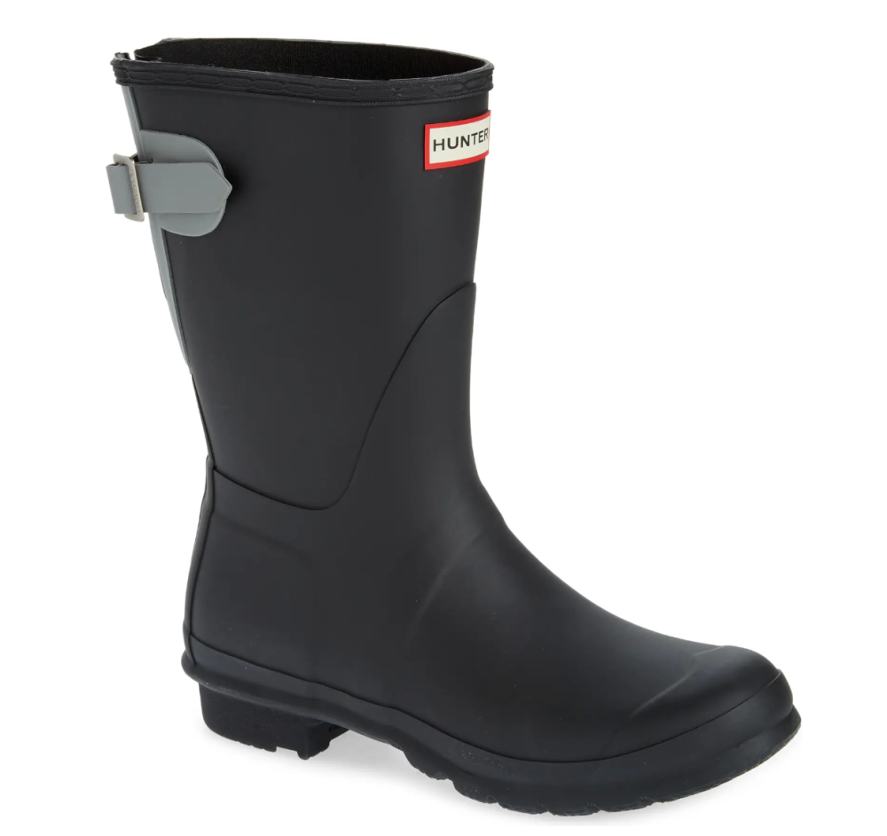 Hunter-Original-Short-Back-Adjustable-Waterproof-Rain-Boot