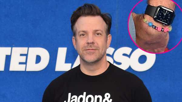 Jason Sudeikis Daughter Made Him Bracelet Ted Lasso Premiere