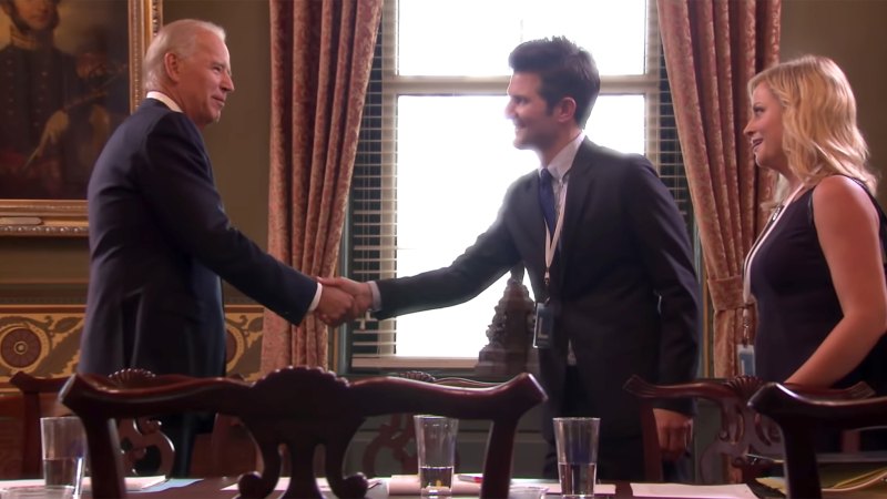 Joe Biden Parks and Recreation Surprising Celebrity TV Show Cameos