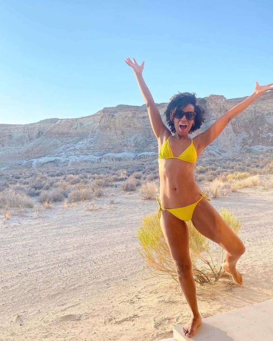 Kerry Washington Is Literal Ray Sunshine Teeny Yellow Bikini