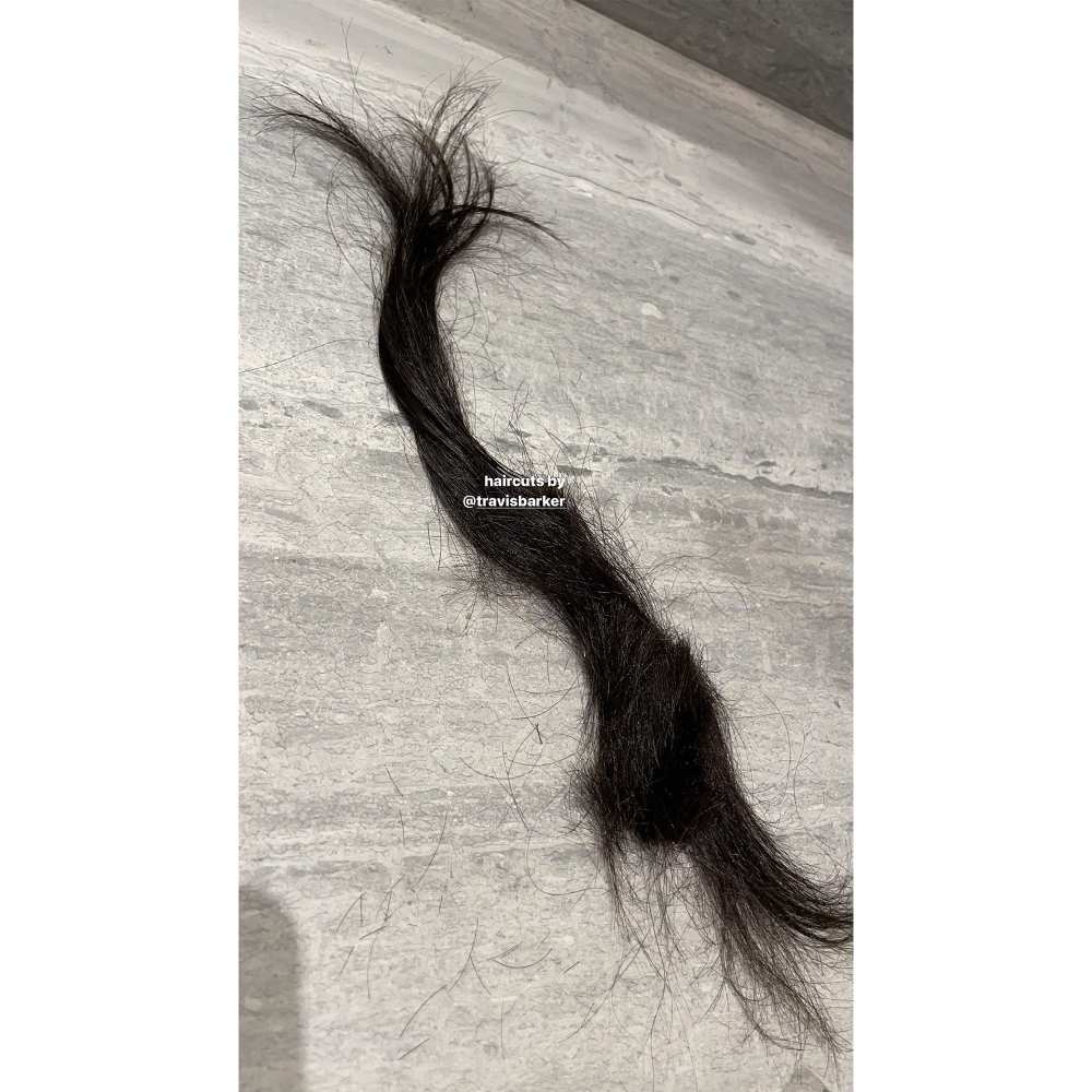 Kourtney Kardashian Just Let Travis Barker Give Her a Major Haircut 2