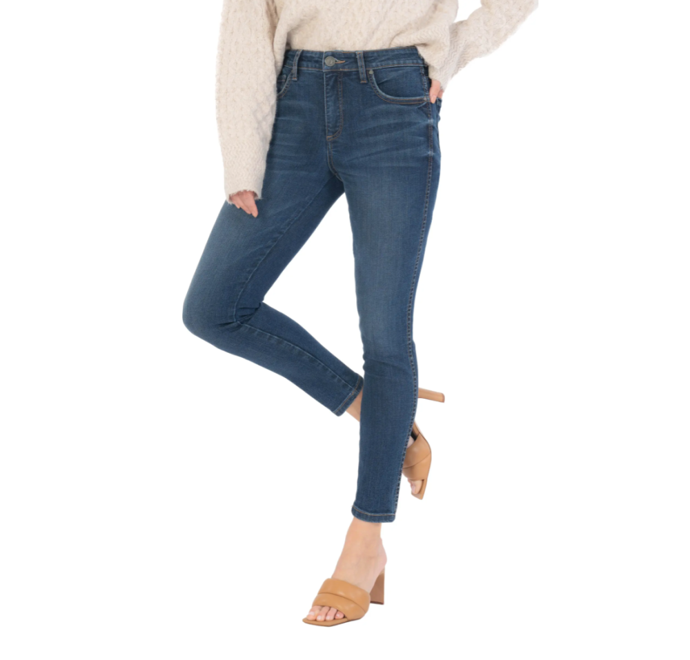 Kut from the Kloth Donna Fab Ab High Waist Ankle Skinny Jeans