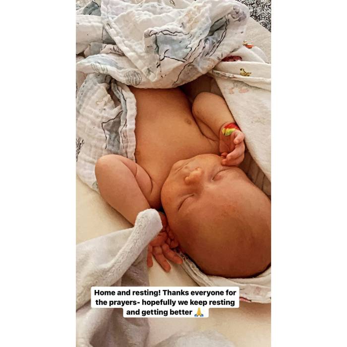 Lauren Bushnell Gives Health Update After Taking Newborn Son Dutton to Emergency Room 3