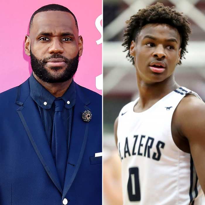 LeBron James Reacts to Son Bronny Scoring 'Sports Illustrated' Cover at Younger Age Than Him