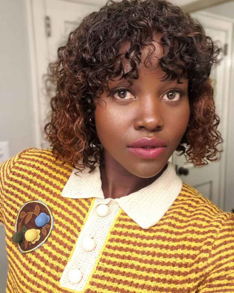 Lupita Nyong’o Looks Ridiculously Chic With Curly Bangs