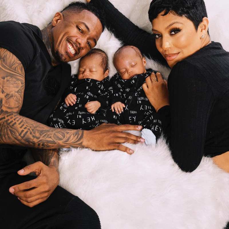 Nick Cannon and Abby De La Rosa Celebrate Twin Sons’ 1st Month With Family Photos