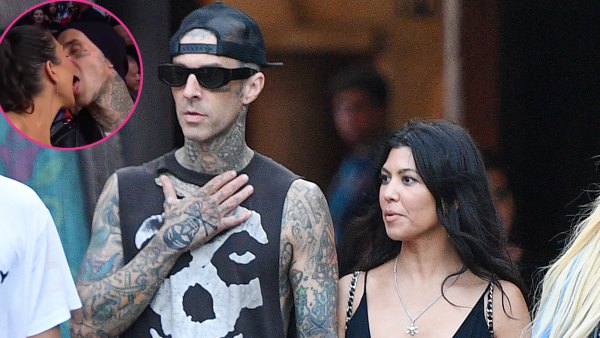 Packing on the PDA! Kourtney Kardashian and Travis Barker Share Steamy Makeout at UFC 264 Match