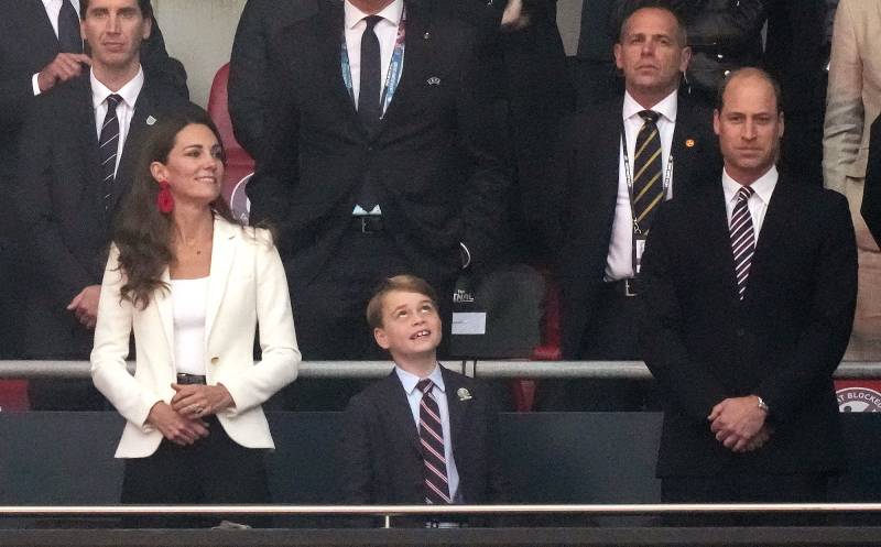 Prince George Shares Adorable Reaction With Prince William When England Scores a Goal at Euro 2020 Soccer Game 12