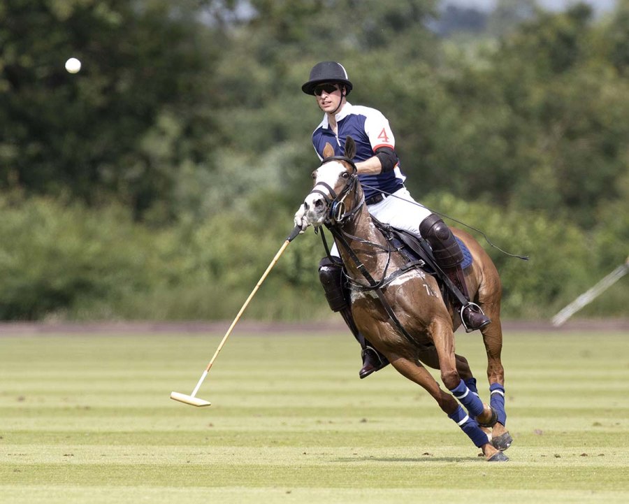 Prince William Returns Polo Duchess Kate Continues Self-Isolate