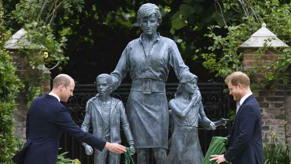 Prince William and Prince Harry Reunite Princess Diana Statue Unveiling Amid Feud