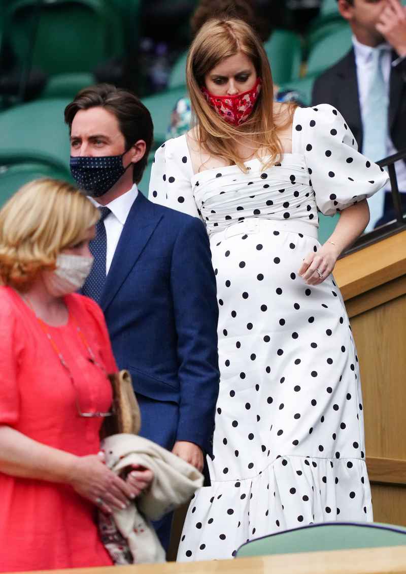 Princess Beatrice Dresses Her Baby Bump in the Sweetest Polka Dot Dress