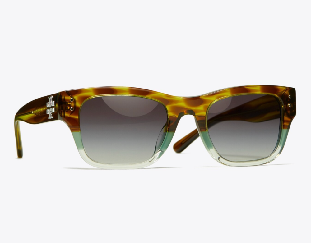 Rectangular Logo Sunglasses