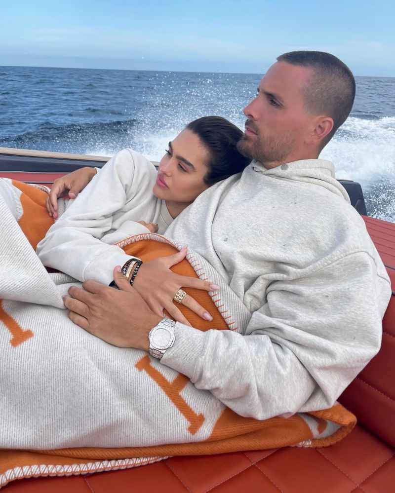 Scott Disick Cozies Up With Amelia Hamlin, Daughter Penelope on Weekend Boat Trip: See Pics