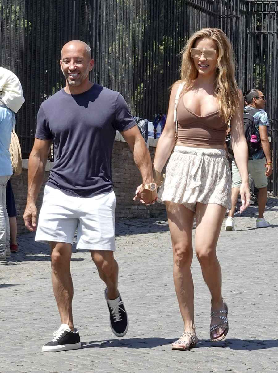 Hand in Hand Selling Sunset Chrishell Stause Jason Oppenheim Visit Colosseum