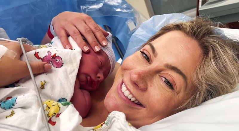 Shawn Johnson East Gives 1st Look at 1-Week-Old Son in Birth Video 5