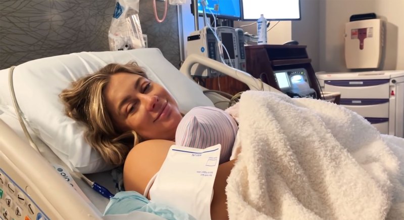 Shawn Johnson East Gives 1st Look at 1-Week-Old Son in Birth Video 6