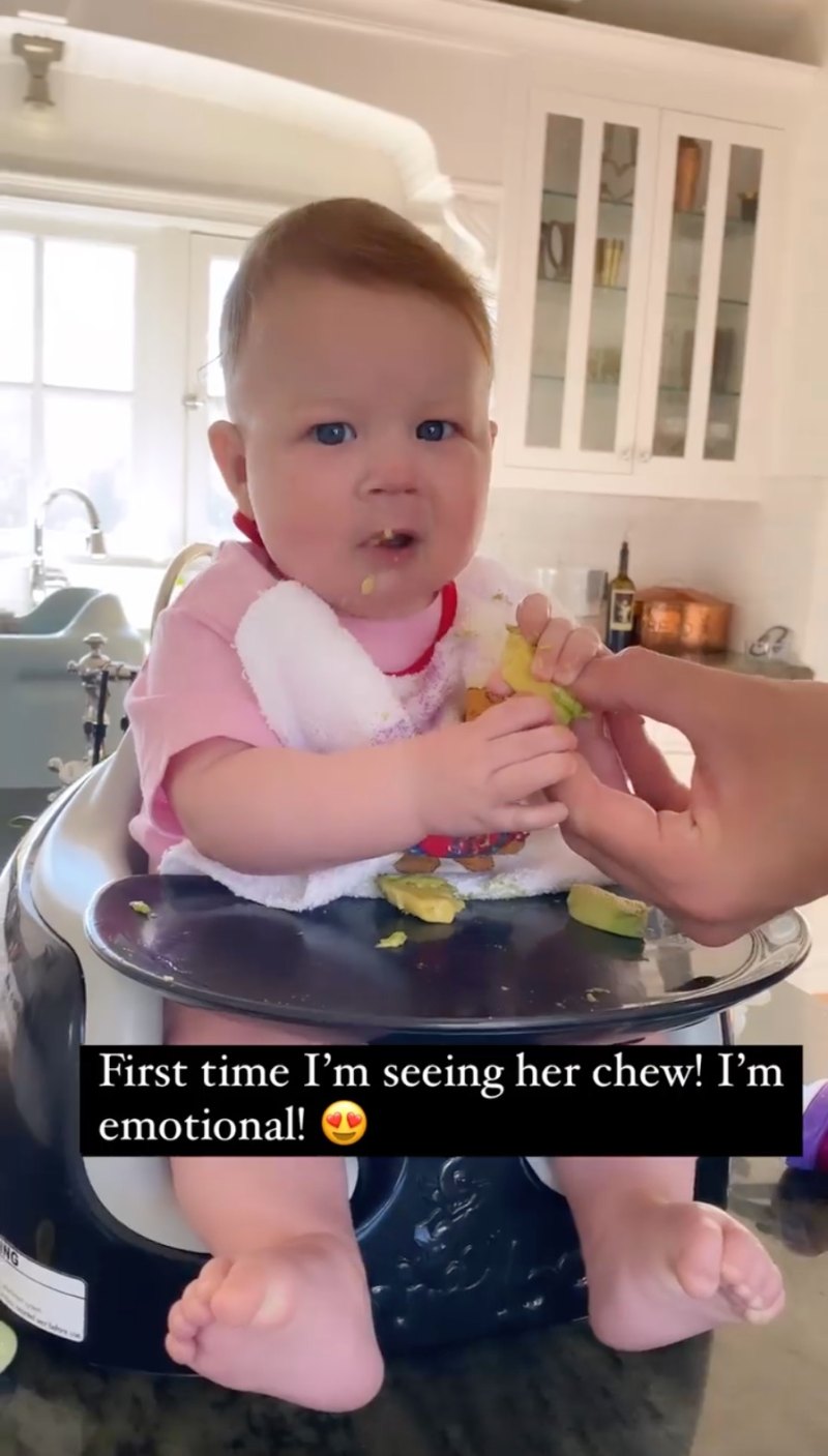 Stassi Schroeder’s 5-Month-Old Daughter Hartford Chews for 1st Time
