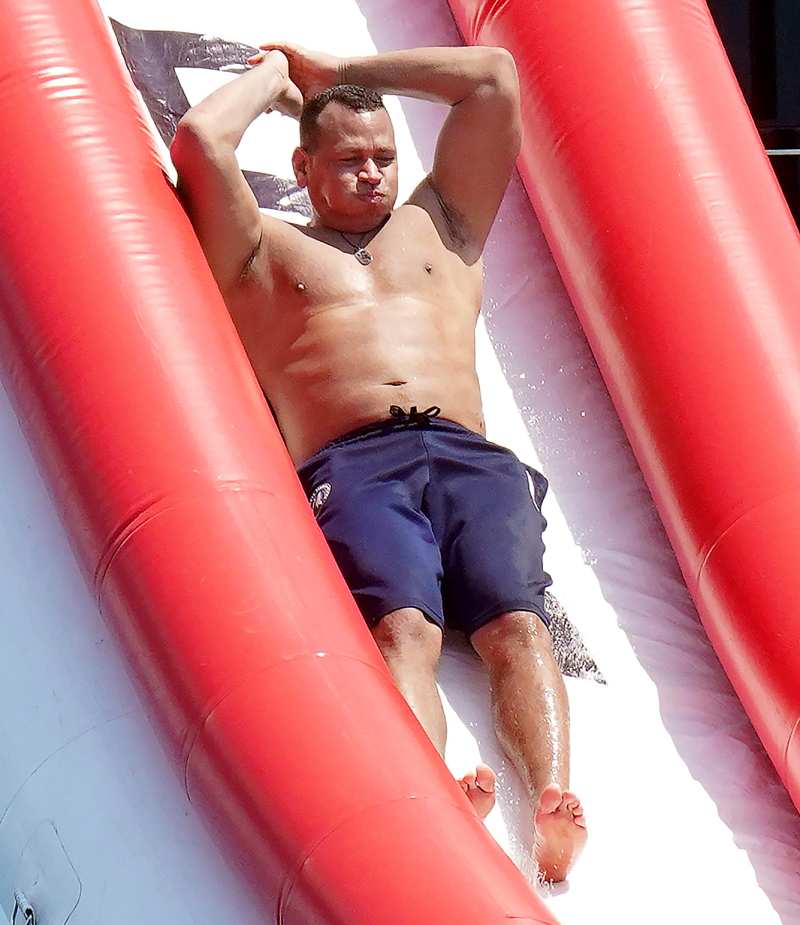 Take a Moment to Look at Alex Rodriguez Rock-Hard Abs