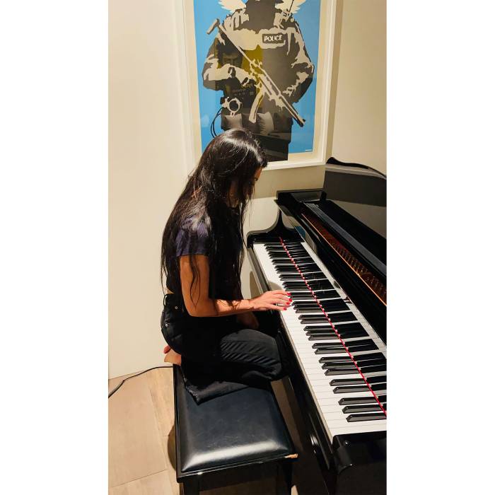 Travis Barker’s Daughter Alabama Shares Video of Dad, Kourtney Playing Piano