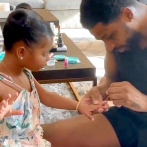 Tristan Thompson Paints True Thompson Nails — But She’s Not Impressed