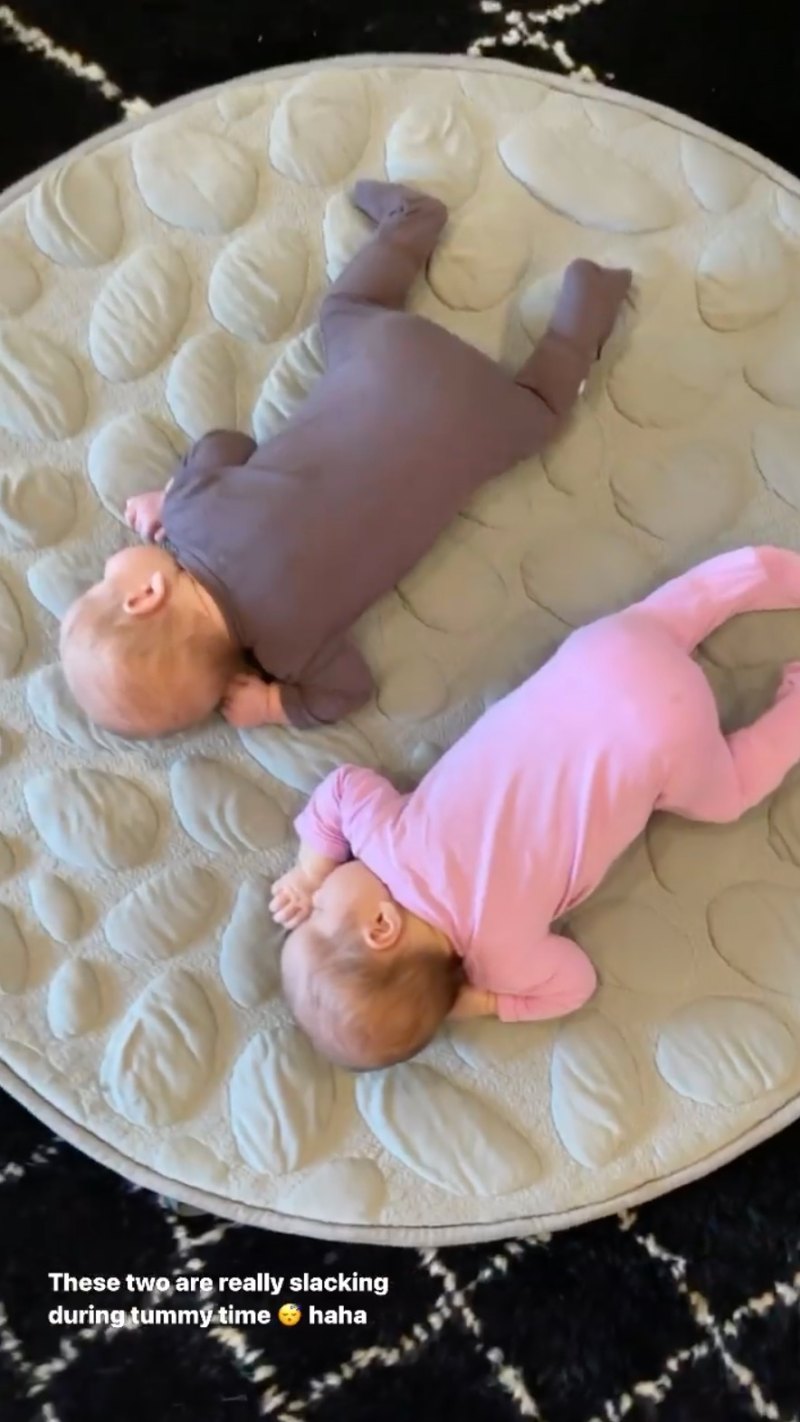 ‘Tummy Time’! Lauren Burnham and Ari Luyendyk Jr.’s Twins’ Cutest Pics