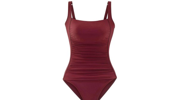 Upopby Women's Vintage Padded Push-up One Piece Tummy Control Swimsuit