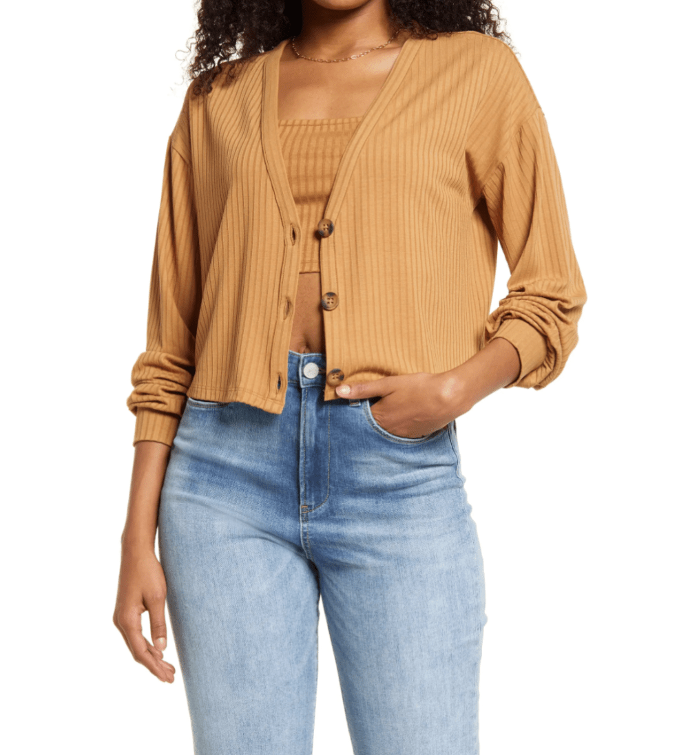Vero-Moda-Lucy-Ribbed-V-Neck-Cardigan