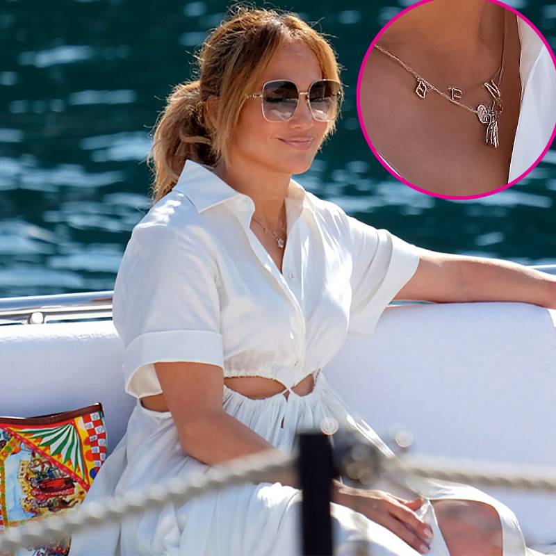 Always Near Her Heart! J. Lo Wears Ben Necklace Again