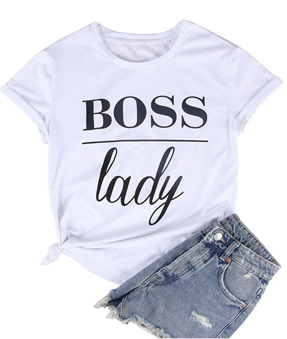 BOUTIKOME-Women's-Boss-Lady-Graphic-Tee