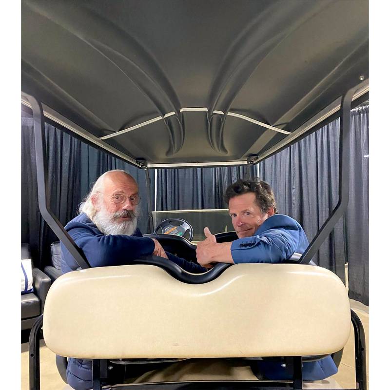 Back to the Future's Michael J. Fox, Christopher Lloyd Reunite on Golf Cart