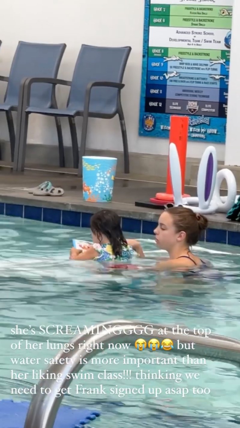 Bekah Martinez’s Daughter Screams at 'Top of Her Lungs’ in 1st Swim Lesson