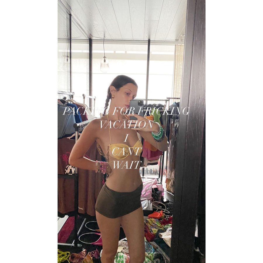 Bella Hadid-Bikini Style Proves She Queen Y2K Fashion Braids