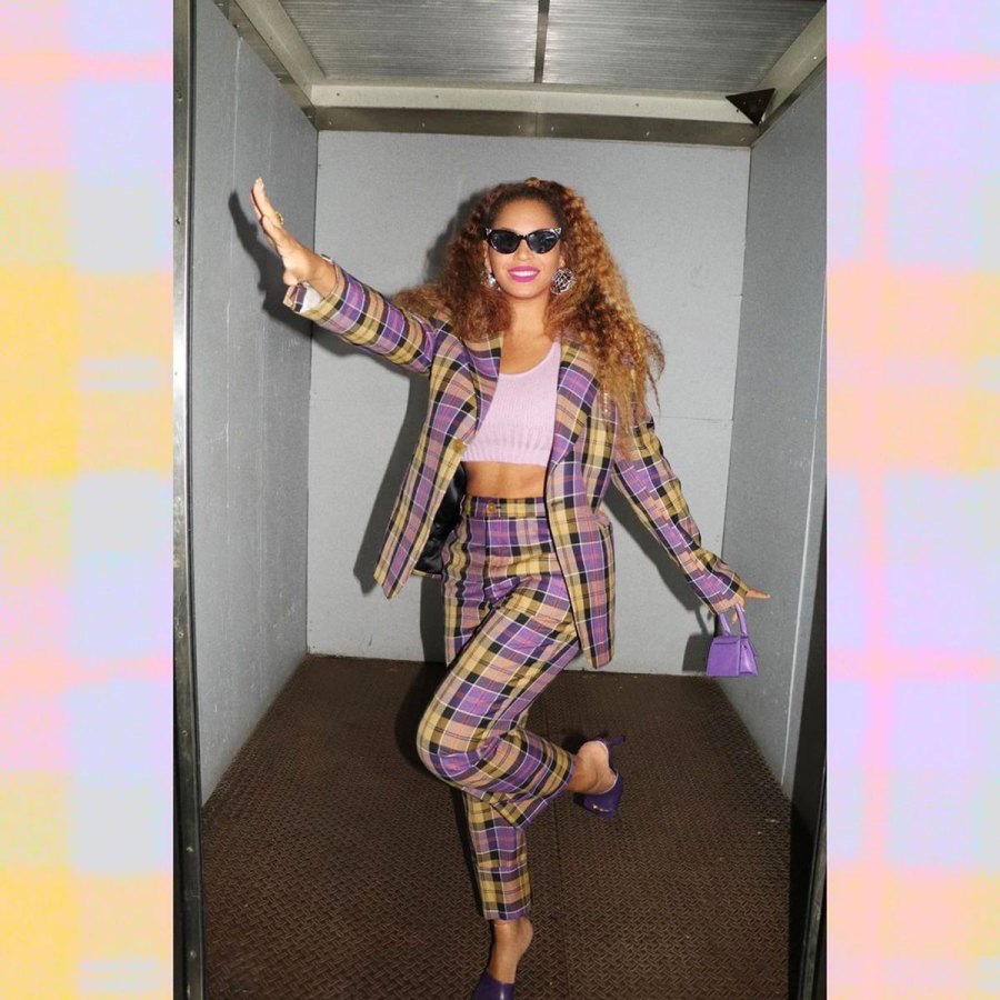 Beyonce Plaid Suit Is Serving Up Major Clueless Vibes
