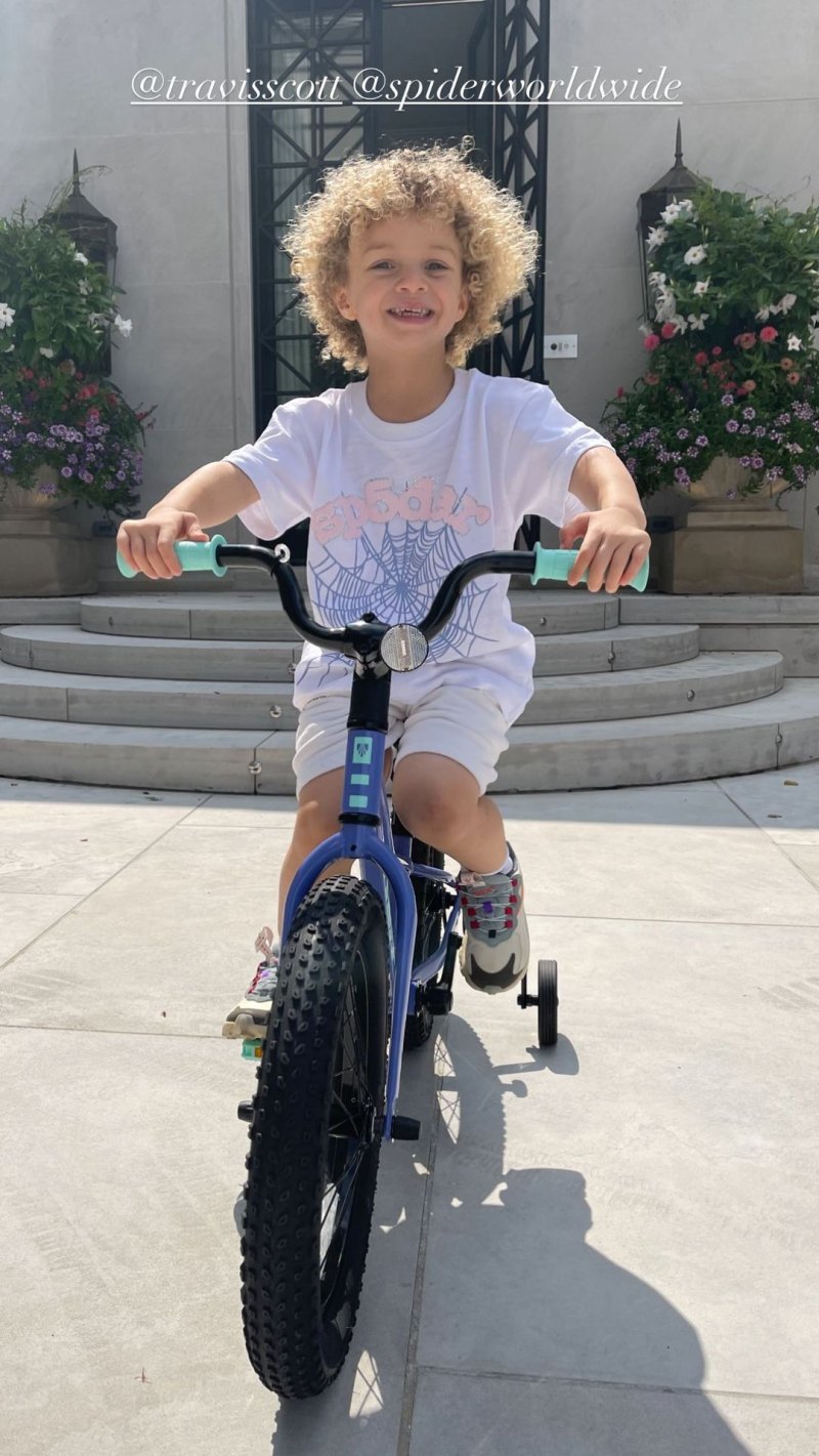 Big Boy! Drake Shows His Son Adonis’ Bike-Riding Skills