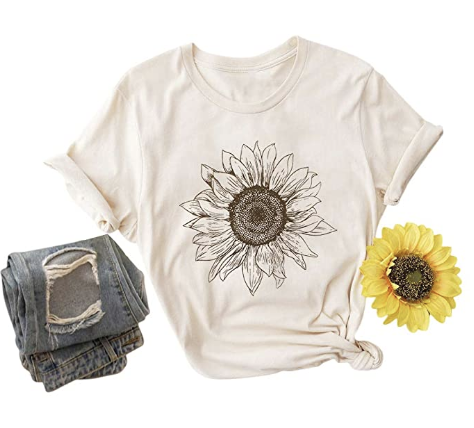 Binshre-Women-Cute-Sunflower-Shirt